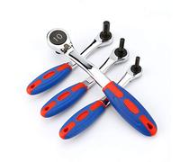 Jeux de clés, 1 clé Allen à cliquet réversible, clé hexagonale à cliquet avec poignée en caoutchouc souple 4 mm, 5 mm, 6 mm, 8 mm, 10 mm, 12 mm, 14 mm, 17 mm / 1113 (Color : Multicolored, Size : 6mm