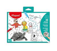 Jeux de coloriage - MAPED - Mini jeux à colorier - 20 feuilles - Garantie 2 ans - Pour enfants à partir de 3 ans