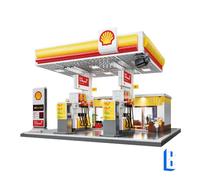 Jeux De Construction - Cada - La Station Essence Shell -