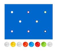 Jeux de construction d'équipe, activités de groupe avec huit balles - Jeu de groupe de plein air, convient pour le parc, l'aire de jeux, les fêtes, les réunions de famille, la cour, l'extérieur, la
