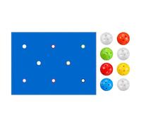 Jeux de construction d'équipe - Activités de groupe avec toile de 200 x 145 cm avec 8 balles | Jeux de travail | Pour maison, école, cour en plein air, plage, fête, réunions de familles