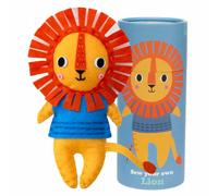 Jeux de construction en feutrine - Lion enfant Rex London Bleu 10x21 cm