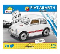 Cobi Fiat Abarth 595 Blanche – 70 pièces – 1/35