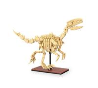 Jamara Jouet Dinosaure 402891 CADA Velociraptor – Idée cadeau garçon et fille, jaune, combinable