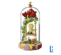 Pantasy Jeu de construction Le Petit Prince – Eternity Series Rose Swing 20 cm Rose