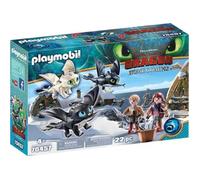 Jeux de construction - PLAYMOBIL - 70457 - Bébés dragons - 2 personnages vikings - 12 pièces