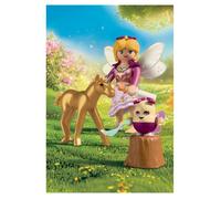 Playmobil Poulain licorne dorée avec fée
