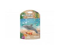 Playmobil Carte d'animaux à collectionner Dauphin Wiltopia – >80% recyclés/biosourcés – Dès 4 ans