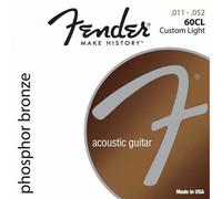 Jeux de cordes FENDER 60CL phosphore bronze 11/52 -0730060405 guitare acoustique