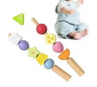 Jeux de Correspondance des Couleurs,Éveil éducatif précoce,Kit de Maîtrise des Perles en Bois - pour Maison, Classe, Maternelle, Chambre, Bureau, Salle de Jeux, Anniversaire, Garçons, Filles