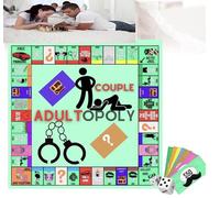 Jeux de couple pour adultes, jeux société pour chambre à coucher, cartes de conversation pour adultes, cartes de jeu de couple, accessoires de jeu de société pour les sentiments s'échauffent (1 pièce)