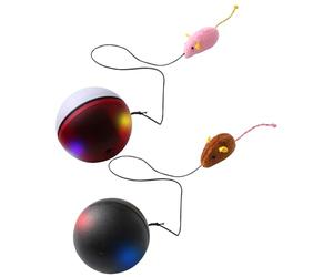 Jeux de déplacement électrique automatique | Jouet de balle de chat _ Jouet de balle de chat mobile intelligent, c'est incroyablement , adapté à une utilisation intérieure et extérieure, parfai