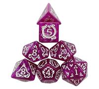Jeux de Dés pour Les | Dés Dragon pour Jeux de Société, à Faces Multiples | pour École Soirée Maison Camping Réunions Familiales