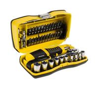 Jeux de douilles - RHINO - Coffret de vissage 39 pièces - Acier Chrome vanadium - Garantie 5 ans - Clé à cliquet