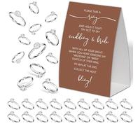 Jeux de fête prénuptiale Mettez une bague dessus, décorations minimalistes de fête de mariage, jeux d'enterrement de vie de jeune fille, décorations de fête de fiançailles, cadeaux de fête de mariage