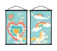 Jeux De Fléchettes Start To Dart - Cible Licorne Multicolor TU