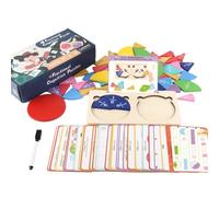 Jeux de fractions mathématiques, fractions manipulatrices mathématiques, Jeux de fractions Cercles de fractions, Fraction d'unité d'outils pédagogiques, jouets éducatifs manipulateurs de fraction en b