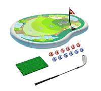 Jeux de golf de piscine - Tableau cible de golf flottant réglable, balles de golf collantes, tapis d'entraînement de club de golf, jeu amusant extérieur et intérieur pour filles, enfants de famille |