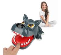 Jeux de Jouets, Alligator Dents de Dents Dentiste Jeu Mord Les Jeux de Doigts Drôles Alligator Chomp Jeu Toys pour Les Enfants pour 1 à 4 Joueurs