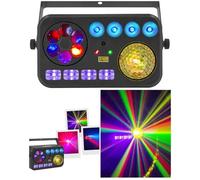 Jeux de lumière - AUDIO CLUB - EL61MULTI - 6-en-1 - DMX - Télécommande IR