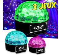 Jeux de lumière Pack Boules ASTRO 6 LED RVB Sixmagic Lytor