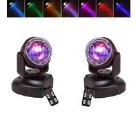 JEUX DE LUMIERE PACK DE 2 LYRES LMH LED PUISSANTES BAR CLUB DISCO SOIREE PA SONO ANNIVERSAIRE CADEAUX