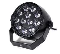 Jeux de Lumiere Pour Soiree,12x3 Watt Rgb Party Disco Club Dj Lumière Led Par Contrôle de Phare Club Stage Light Mode Actif,Pour Fête Célébrations Scènes Mariage Halloween