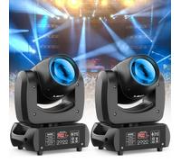 Jeux de lumiere- UKING - 200W LED Lyre Gobo Beam - Pour DJ Party Disco -Pack de 2