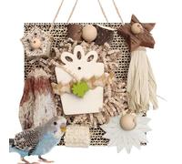 Jeux de mâchoires pour oiseaux | Jouets Interactifs en bois pour oiseaux - pour animaux domestiques, intérieur extérieur, pour volier, jardin, balcon, fenêtre, arrière-cour