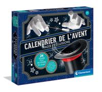 Clementoni | Calendrier de l’Avent Magie et Illusions | Enfants 7 Ans+ | Coffret 24 Tours Magiques | Apprentis Magiciens | Manuel Illustré | Développe Confiance & Créativité