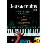 Jeux De Mains Vol 1 Cd 10 Pieces Faciles Piano 4 Mains