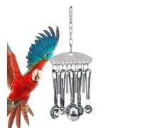 Jeux de mastication d'oiseaux en acier inoxydable - Conditionneur de bec de perroquet, jouet de cuillère durable | Stimulation mentale et gage divertissement mâcher gi