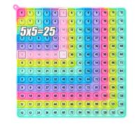 Jeux de mathématiques de pratique de Multiplication, jeux de société d'activité d'apprentissage de Table 12x12 fois, jouets d'enseignement des mathématiques, cadeaux de papeterie 12x12 Orange Z