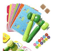 Jeux de mathématiques pour filles et filles, planche à calculer avec 2 marteaux, jouet éducatif pour les , convient pour les voyages, l'apprentissage des , l'école, Noël et un
