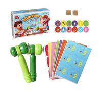 Jeux de Mathématiques,Tableau Arithmétique Interactif avec 2 Marteaux | Jeux de Mathématiques Amusants - Pour Voyage École Anniversaire Noël Apprentissage Éducatif