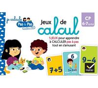 Carinne Garat – Jeux de Maths CP avec Kim et Tom – 120 cartes – Boîte – Hatier