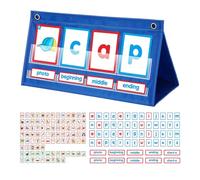 Jeux de mots CVC, ressource pédagogique, 56/38/2 cm, jouet d'orthographe en PVC, tableau de jeux de phonétique, facile à utiliser, pour étudiants et enseignants