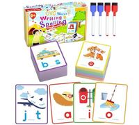 Jeux de mots pour , jeux éducatifs d'orthographe, matériel écriture, cartes didactiques pour de 3 à 6 ans, activités de lecture préscolaire, jardin et maison
