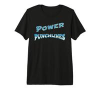 Jeux de Mots Puissants Humour Comique Écriture Satirique T-Shirt Haut de Gamme