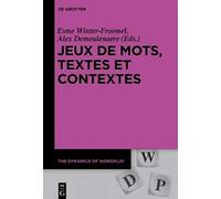 Jeux De Mots, Textes Et Contextes