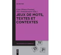 Jeux De Mots, Textes Et Contextes