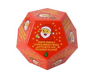 Jeux de Noël - Druny Holiday Exchange Dice, divertissant Activité de jeu de rôles du Père Noël | Célébration hilarante du groupe de nuit de la célébration de la famille Family Challenge Stocking Stock