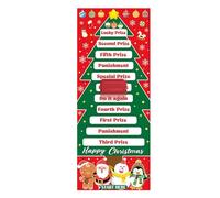 Jeux de Noël pour grands groupes, fournitures pour fêtes interactives classiques et amusantes | Jouet pour fêtes de Noël - pour Thanksgiving, anniversaire, bureau, maison, école, jardin, pelouse