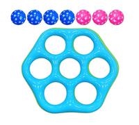 Jeux de Piscine | Jouet de Lancer d'anneau Hexagonal pour l'eau,Jeu de Lancement d'Anneaux - pour Plage, lac, Jardin, fêtes, Vacances, Voyages, extérieur, en Famille, de 3 à 8 Ans