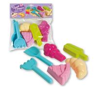 Jeux de plage - Bucket Kits des moules en sable doux de 6 pièces
