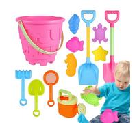 Jeux de Plage pour , avec pochoirs d'animaux Inclus | Jouets pour Construire des châteaux de Sable | pour l'été, l'anniversaire, Le début de l'école, Les Filles, Les garçons et Les en