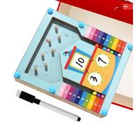 Jeux De Plateau Mathématiques,Jeu Éducatif Addition Et Décomposition | Blocs Éducatifs Jouets Jeu Jusqu'à 10 Pour Maison École Voyage