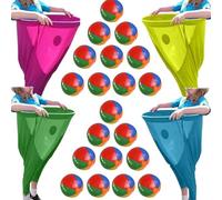 Jeux de Plein Air pour Adultes, Jeux de Pantalons Bizarres Avec Ballon Gonflable, FêTe de Famille Ultime, JournéE ChampêTre Dans le Jardin(L)