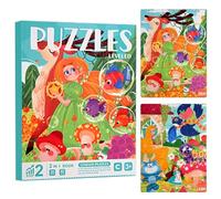 Jeux de Puzzles de, Puzzles pour,Jeu de société de Puzzle pour Filles - Livre de Puzzle magnétique, Puzzle magnétique créatif pour pour la Maison, la Voiture et l'extérieur