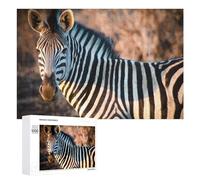 Jeux De Réflexion pour Adolescents 1000 PCS Animals Zebra Africa Wild Puzzle, Jeu De Réflexion, Cadeau d'anniversaire, Activités Amusantes À La Maison, 1000 PCS